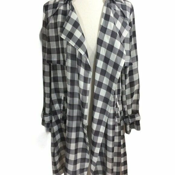 bcbgeneration Sheer Open Long Length Cardigan  Sm - Picture 1 of 8